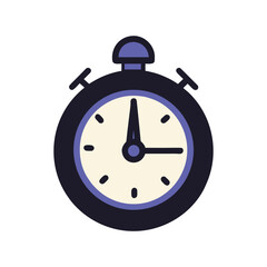 Timer icon vector.