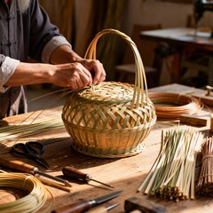 라탄바구니만들기공예체험