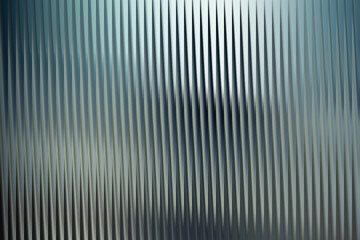 Abstract background with vertical pleats and cool, metallic, blue and silver tones