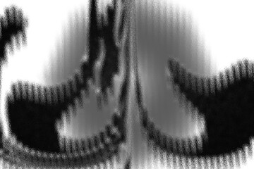 Abstract black and white textured pattern