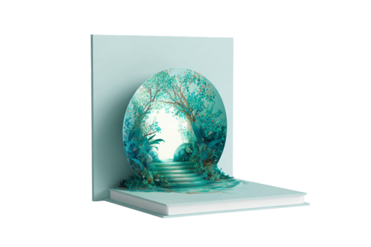 Fantasy Portal Box Mockup – Magical Packaging Concept Illustration