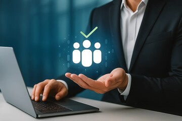 Human Resource Management and Team Selection – Business Recruitment and Employee Management Concept