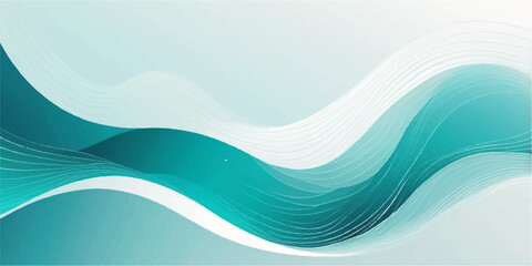 Abstract blue wave vector illustration pattern for web design business banner template and card texture