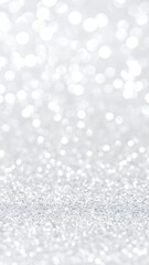 Abstract silver glitter bokeh background