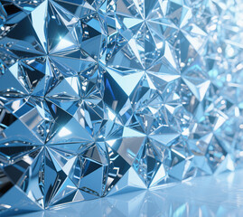 Futuristic Crystal Abstract Pattern