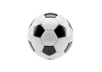 Classic soccer ball isolated on transparent background