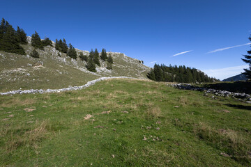 Blick zum Breitenstein im bayrischen Voralpenland