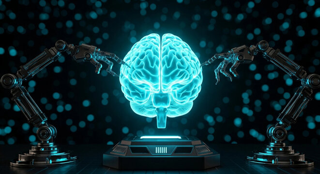 AI Brain: Artificial Intelligence and Robotic Arms