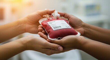 Blood donation event community center health care environment view lifesaving impact