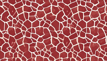 Obraz premium Red cracked pattern