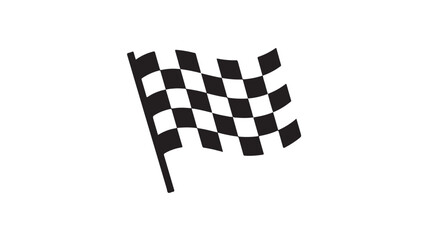 Victory is yours with this dynamic black and white checkered flag, perfect for racing events, sports promotions, or celebrating success in any competition, signaling the ultimate win