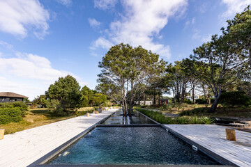 casa de verano con piscina 