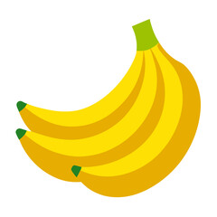 Banana isolated on white background