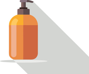 Realistic shampoo bottle mockup with pump dispenser scalable vector eps illustration