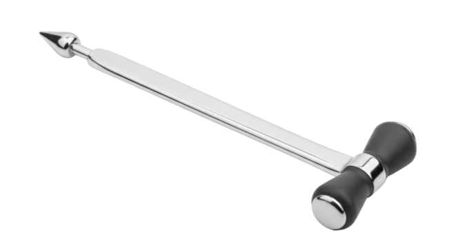Reflex hammer medical diagnostic tool isolated PNG with Transparent Background