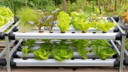 Hydroponic gardening techniques for sustainable plant growth home greenhouse educational content natural environment close-up eco-friendly practices