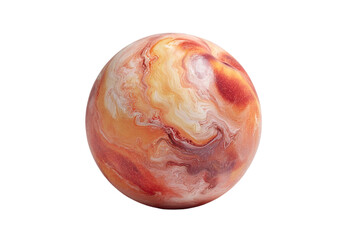 Fototapeta premium Fantasy Planet – Soft Peach Planet Concept Isolated