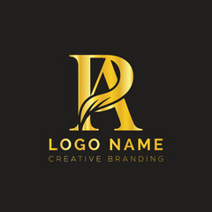 Letter PA logo design