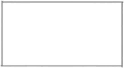 Obraz premium Minimalist empty rectangular frame clean simple outline border isolated graphic element