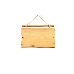 Old parchment scroll hanging on a wooden rod with string against a black background