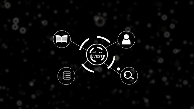 Artificial and machine learning concept. Abstract technology background.