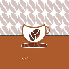 International coffee day post template