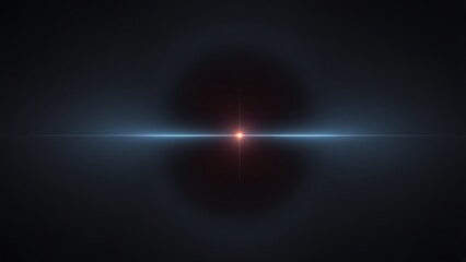 Shining Light A Captivating Lens Flare in the Darkness