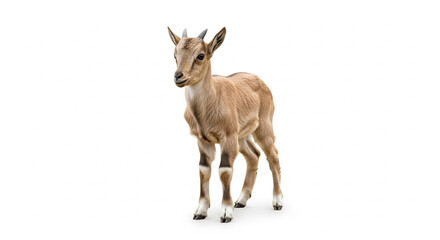 Fototapeta premium antelope isolated on white background