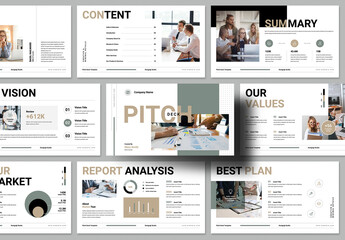 Business Pitch Deck Presentation Template