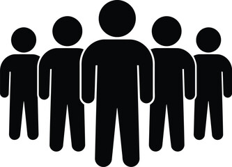 Golden champion trophy silhouette victory award symbol vector