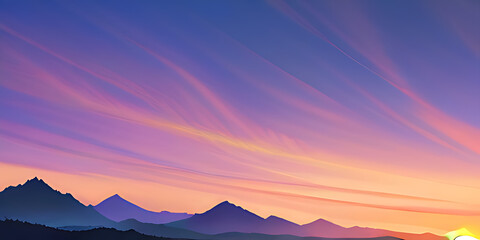 Fototapeta premium Scenic Nature and Fantasy Mountains