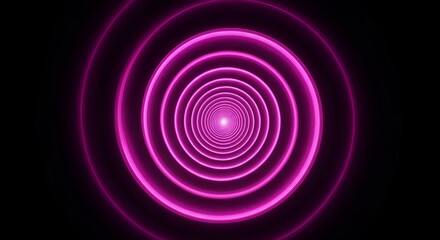 Hypnotic purple spiral vortex pulls viewer into vibrant energy, perfect for abstract backgrounds, tech, or intros