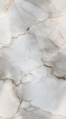 Fototapeta premium A seamless marble surface with white base and subtle grey beige veins,
