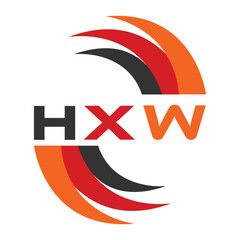 HXW letter design. HXW letter technology logo design. HXW Monogram logo design for an entrepreneur and business.
