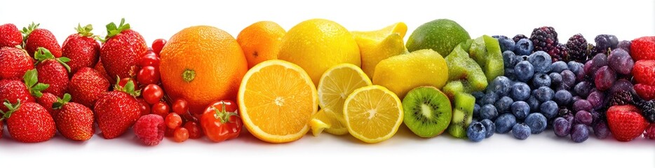 Colorful Variety of Fruits