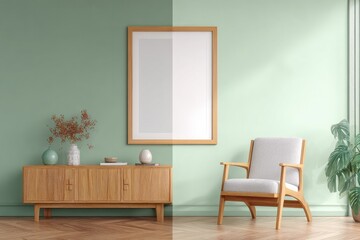 Modern living room interior mockup (5)