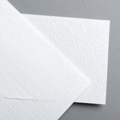 White textured paper sheets
