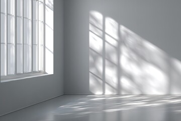 Obraz premium Sunlit, minimalist interior corner