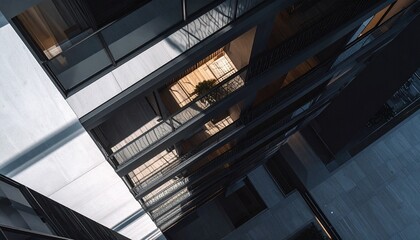 Fototapeta premium 高いビルの建物