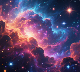 Deep Galaxy Nebula Space Wallpaper