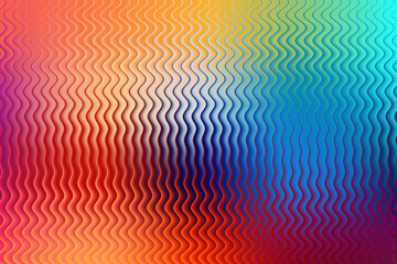 Vibrant abstract wavy color gradient with rippling texture pattern