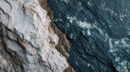 The background pattern consists of dark emerald marble texture accompanied by light chalky veins and irregularly shaped stones