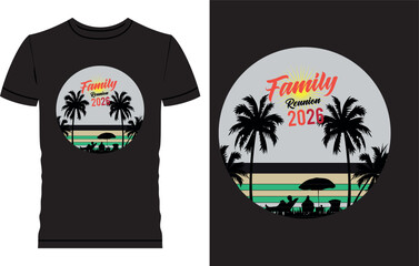 Family Reunion t shirt design