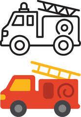 set of Fire truck