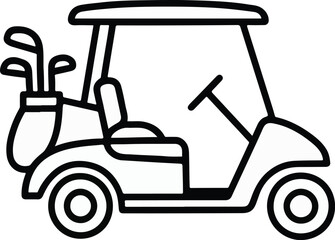 golf cart vector illustration