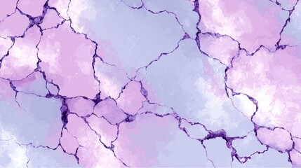 Obraz premium The background features a distressed paper sketch effect, combined with a light violet faux marble texture and dark purple veining