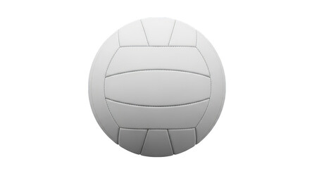 White Volleyball Mockup 3d Render