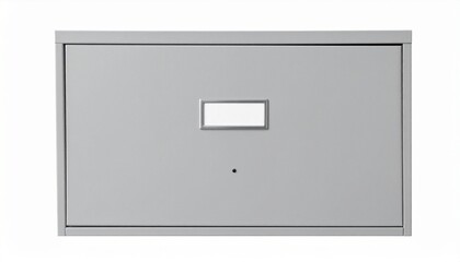 Gray Metal Filing Cabinet Drawer Storage Office Supplies