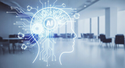 AI Brain: Artificial Intelligence Technology Concept