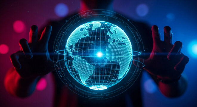 Global Network Technology: Digital World Connection